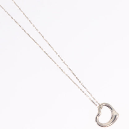 Tiffany & Co. Elsa Peretti Open Heart Pendant Sterling Silver, Silver, Sterling Silver, Necklace