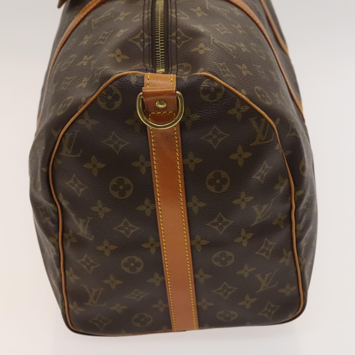 Louis Vuitton Keepall Bag Monogram Canvas, BROWN, CANVAS, Travel bag