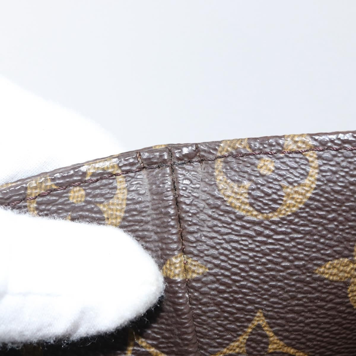 Louis Vuitton Shopping Sac Monogram Canvas, Brown, Canvas, Handbag