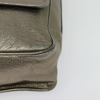 Loewe Anagram Leather, Gold, Leather, Tote Bag