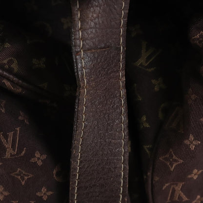 Louis Vuitton Saumur Mini Lin, Brown, Canvas, Shoulder Bag