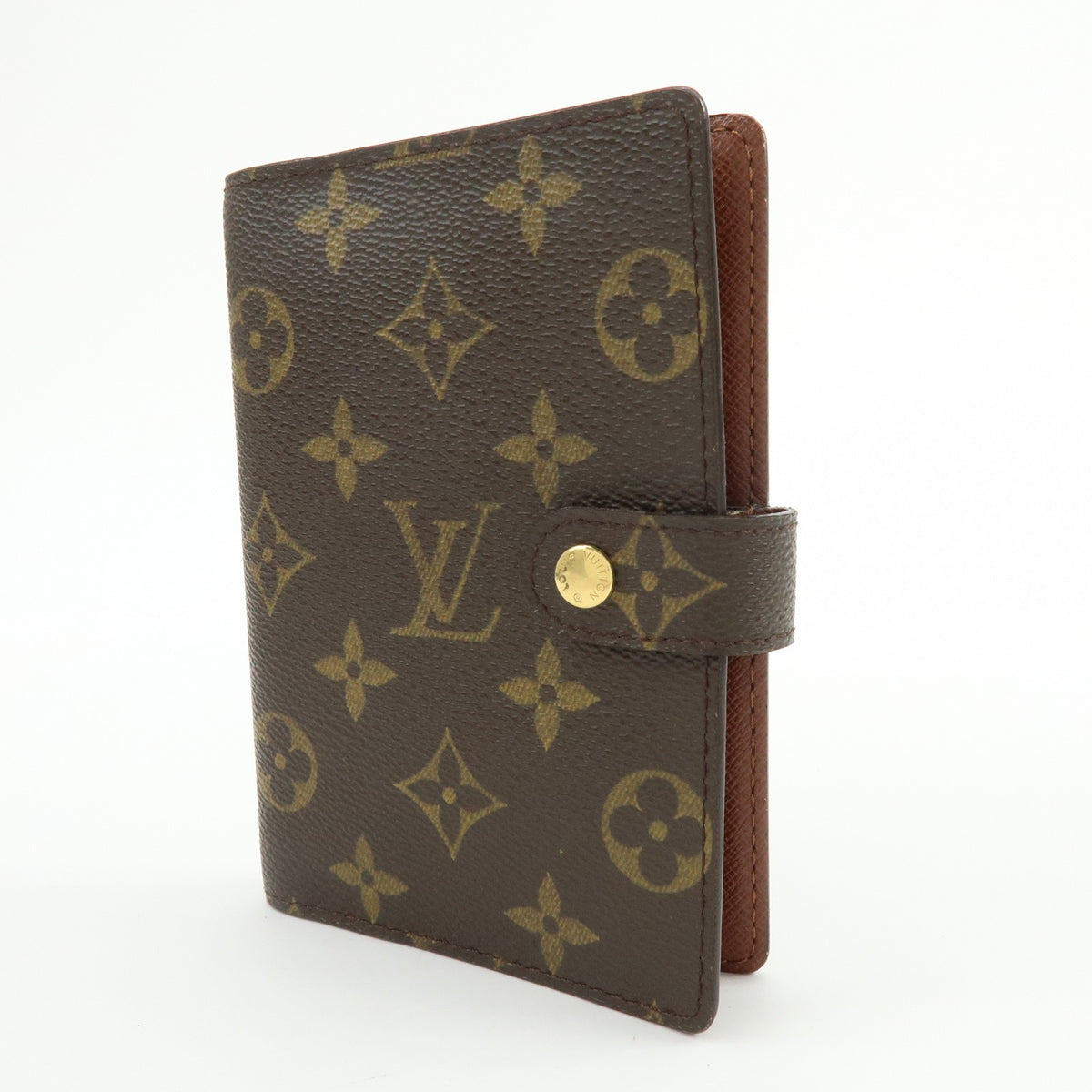 Louis Vuitton Agenda Cover Monogram Canvas, Brown, Canvas, Wallet