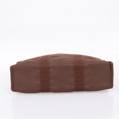 Hermes Fourre-tout Herline Fourre-tout Herline, Brown, Canvas, Tote Bag