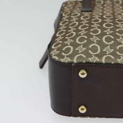 Celine C Macadam Canvas, Gray, Canvas, Handbag