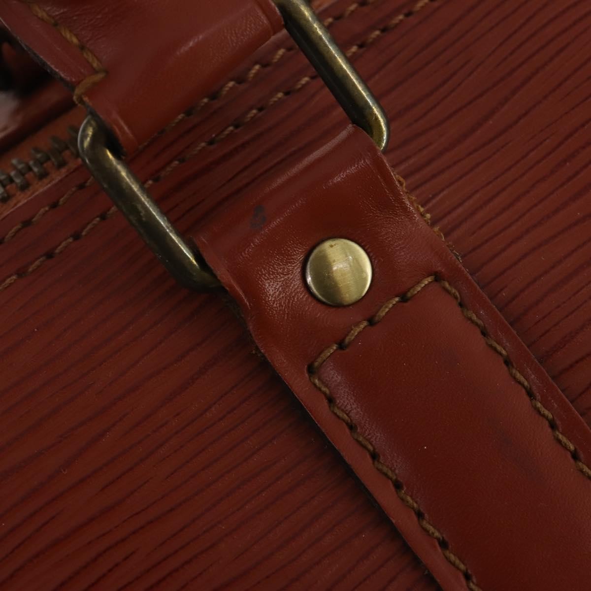 Louis Vuitton Keepall Bag Epi Leather, Brown, Leather, Travel Bag