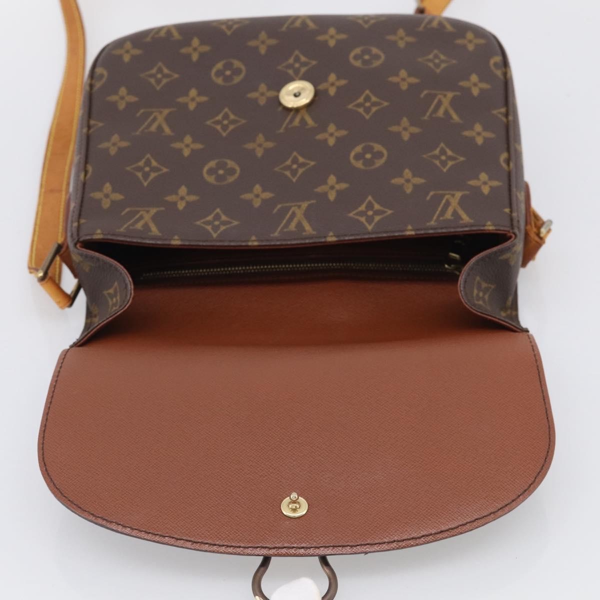 Louis Vuitton Saint Cloud Monogram Canvas, Brown, Canvas, Handbag