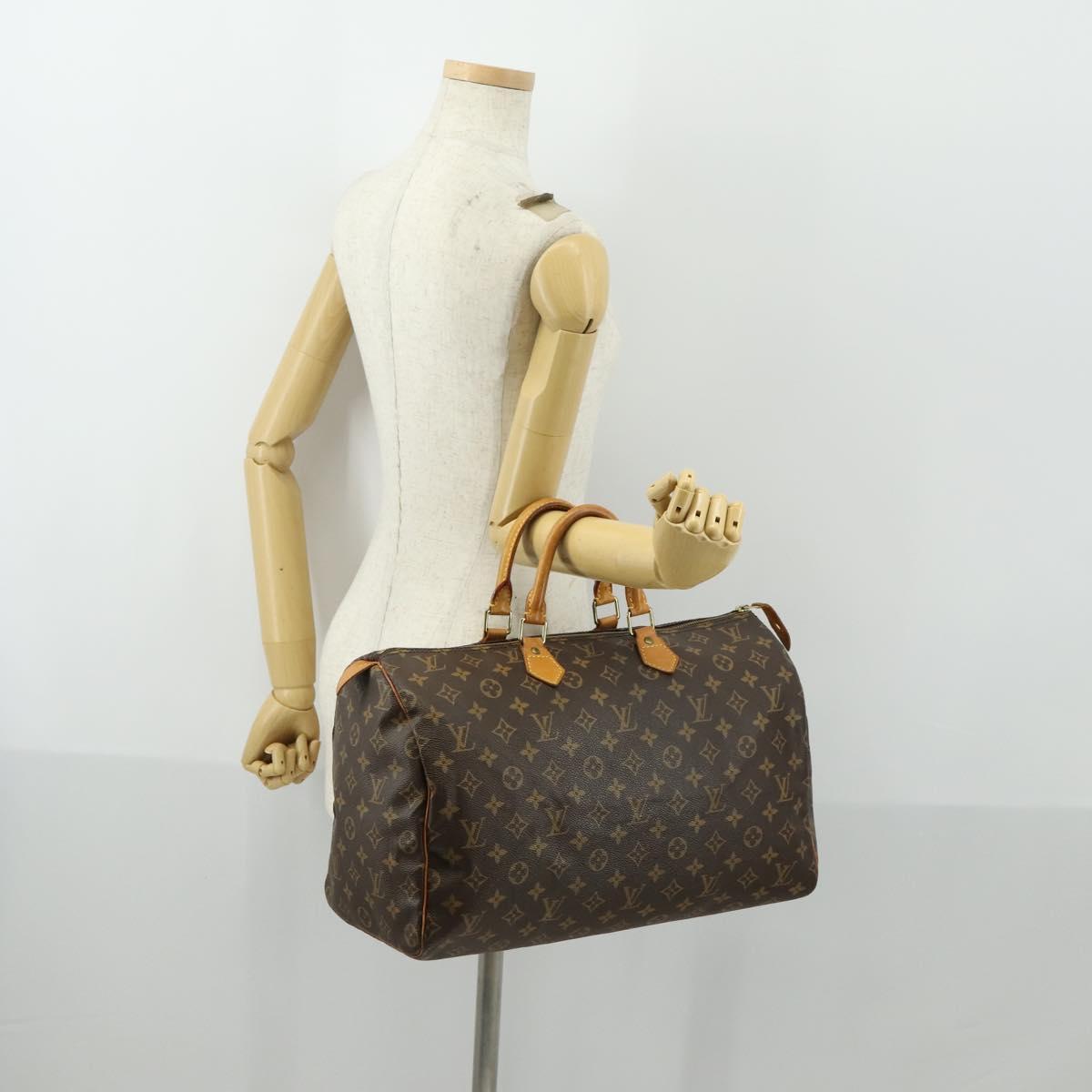 Louis Vuitton Speedy Bandouliere Bag Monogram Canvas, BROWN, CANVAS, Handbag