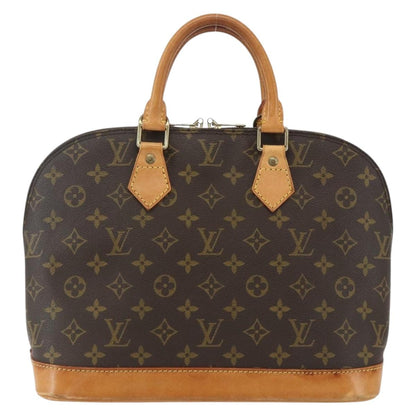 Louis Vuitton Alma Handbag Monogram Canvas, BROWN, CANVAS, Handbag