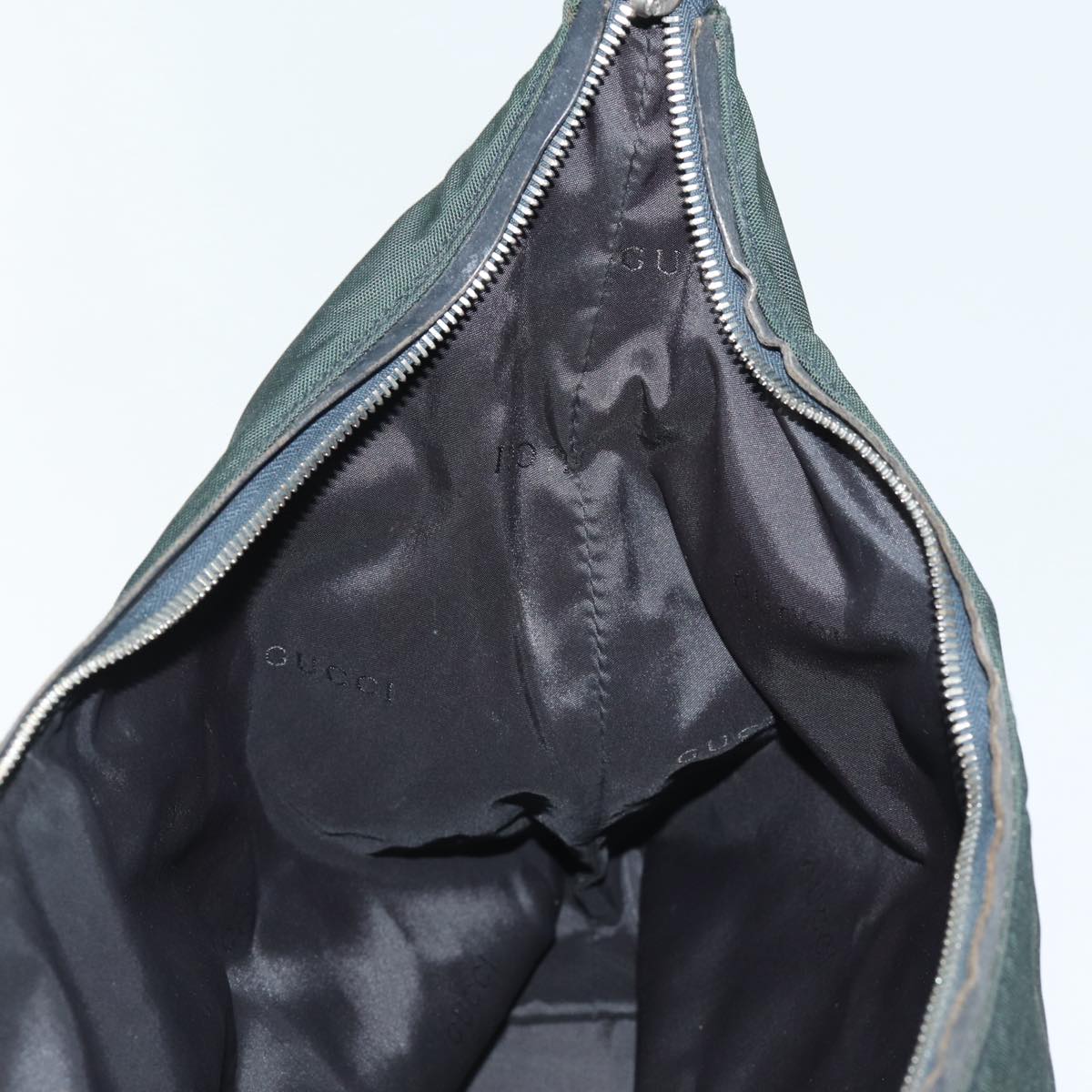 Gucci Vintage Shoulder Bag Nylon, KHAKI, NYLON, Shoulder bag