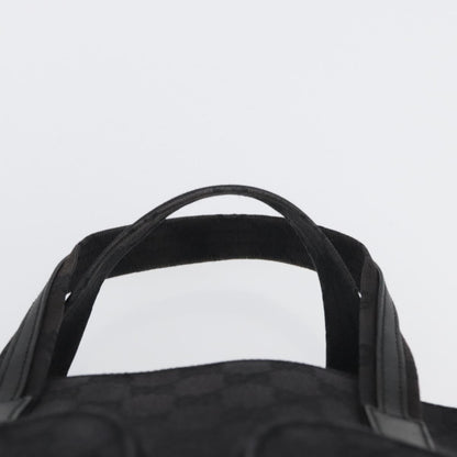 Gucci Double Pocket Tote GG Canvas and leather, Black, Canvas, Handbag