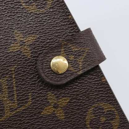 Louis Vuitton Agenda Cover Monogram Canvas, Brown, Canvas, Briefcase