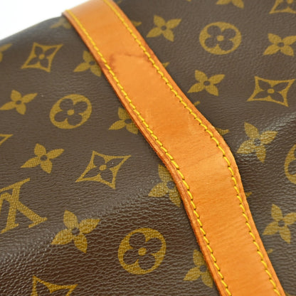 Louis Vuitton Keepall Bandoulière Monogram, Brown, Canvas, Travel Bag