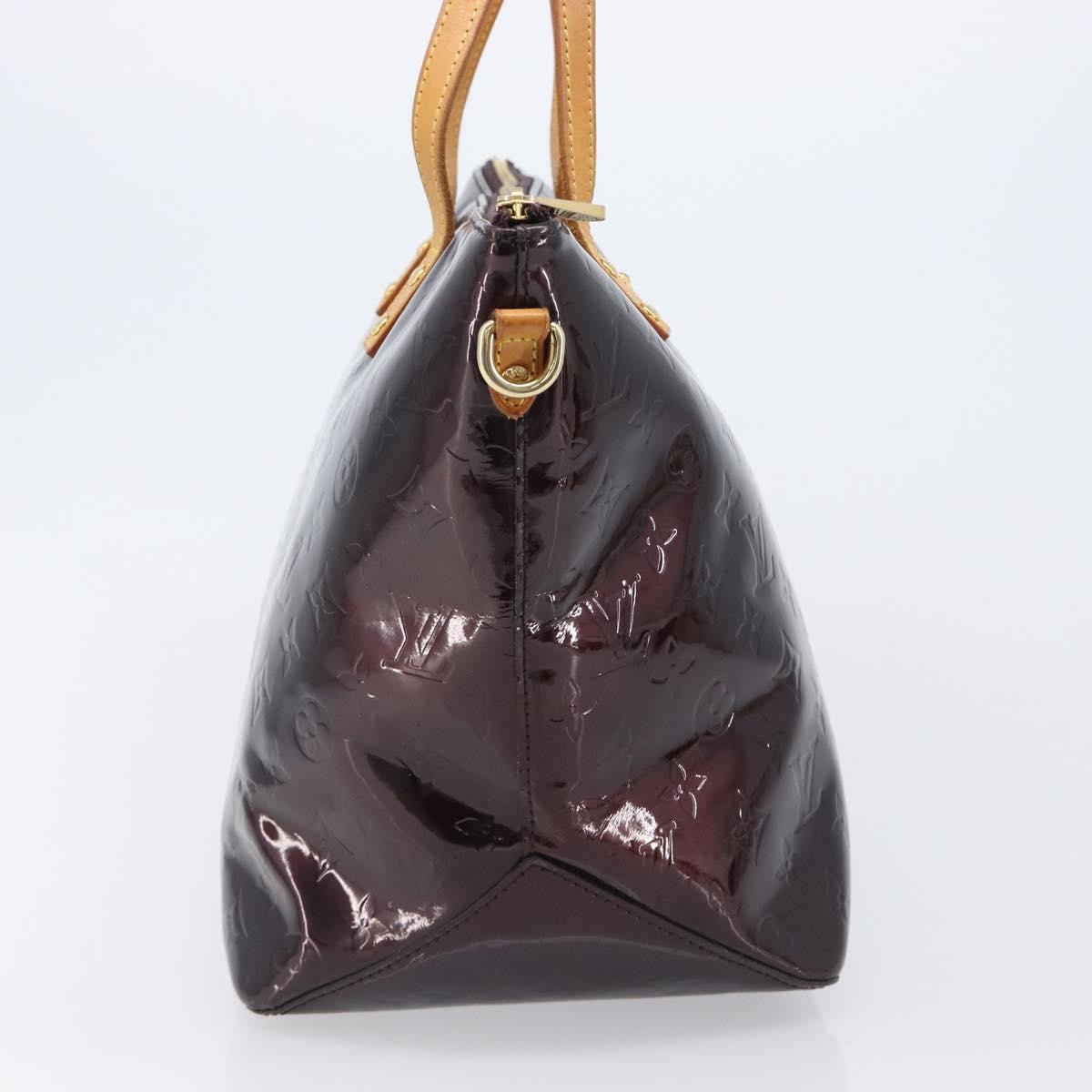 Louis Vuitton Bellevue Monogram Vernis, Burgundy, Patent Leather, Handbag