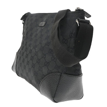 Gucci Web Loop GG Canvas, Black, Canvas, Shoulder Bag