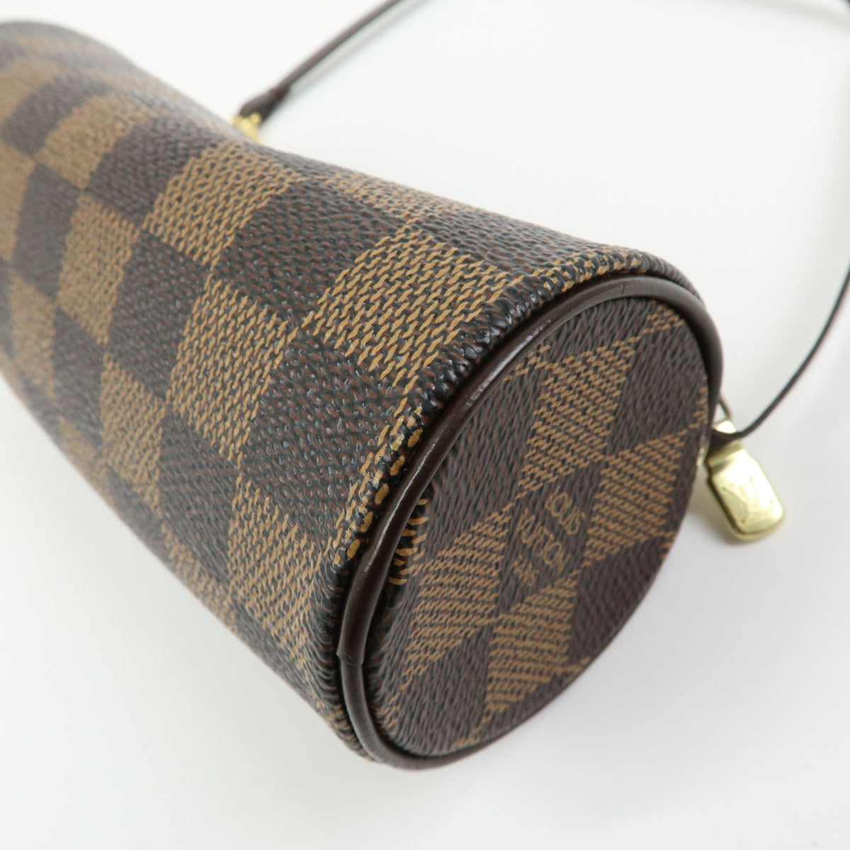 Louis Vuitton Papillon Pochette Damier, Brown, Canvas, Clutch
