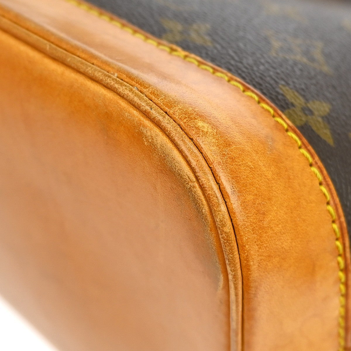Louis Vuitton Alma Monogram, Brown, Canvas, Handbag