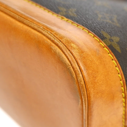 Louis Vuitton Alma Monogram, Brown, Canvas, Handbag
