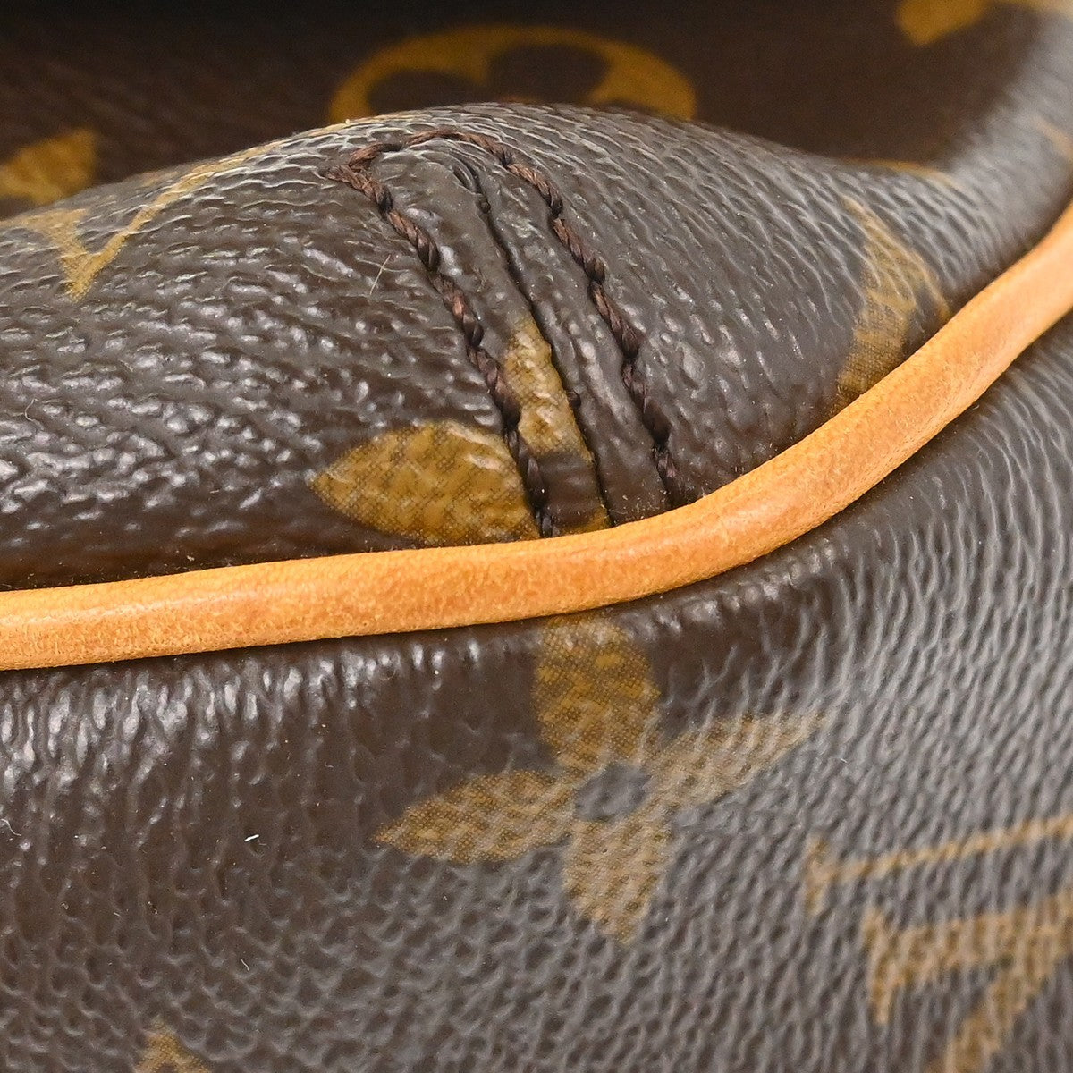 Louis Vuitton Tikal Monogram Canvas, Brown, Canvas, Handbag