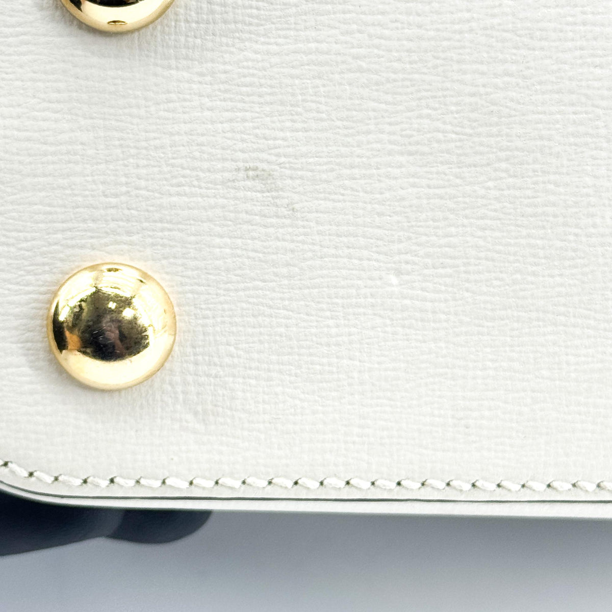 Gucci Horsebit 1955 Top Handle GG Coated Canvas with Leather, White, Canvas, Handbag