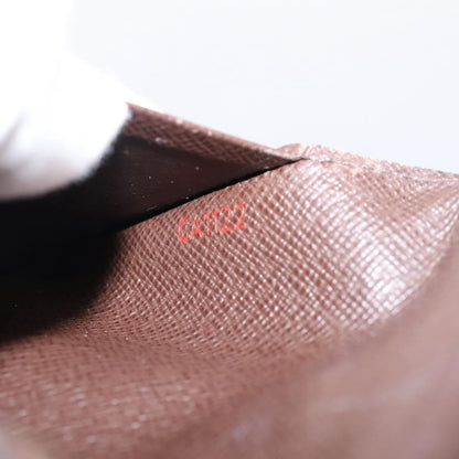 Louis Vuitton Business Card Case Damier, Brown, Canvas, Card Holder