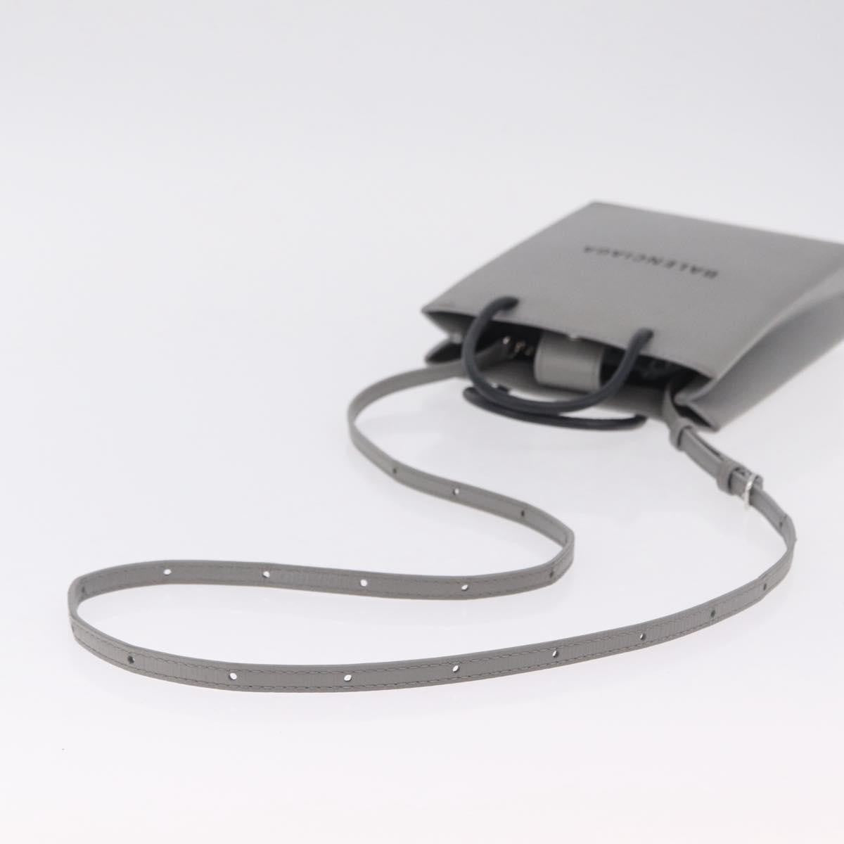 Balenciaga Shopping Leather, Gray, Leather, Tote Bag