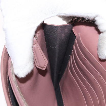 Fendi F is Fendi Wallet on Chain Leather, Pink, Leather, Shoulder Bag