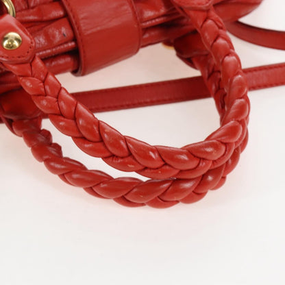 Miu Miu Coffer Convertible Satchel Matelasse Leather, Orange, Leather, Handbag