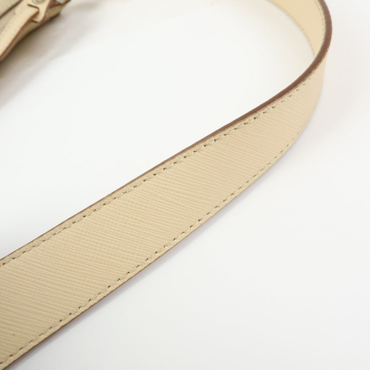 Salvatore Ferragamo Gancini Suede, Beige, Suede, Crossbody Bag