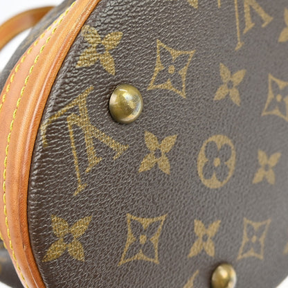 Louis Vuitton Bucket Monogram Canvas, Brown, Canvas, Tote Bag