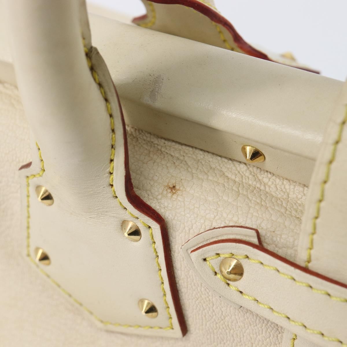 Louis Vuitton Suhali L'Ingenieux Leather, White, Leather, Handbag