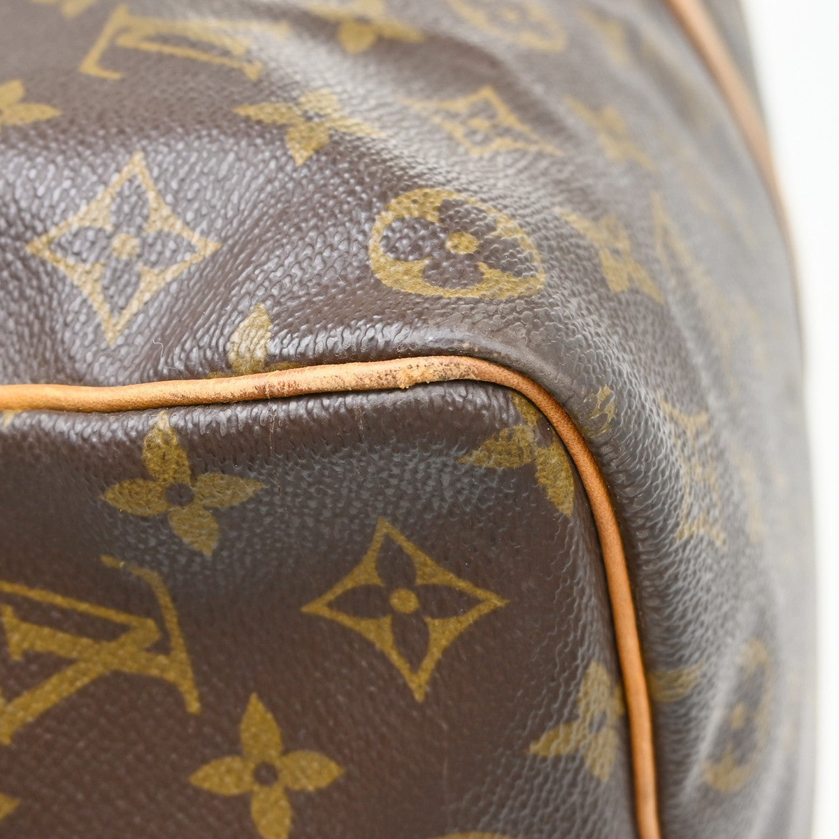 Louis Vuitton Keepall Monogram, Brown, Canvas, Travel Bag