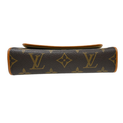 Louis Vuitton Florentine Waist Monogram Canvas, Brown, Canvas, Clutch