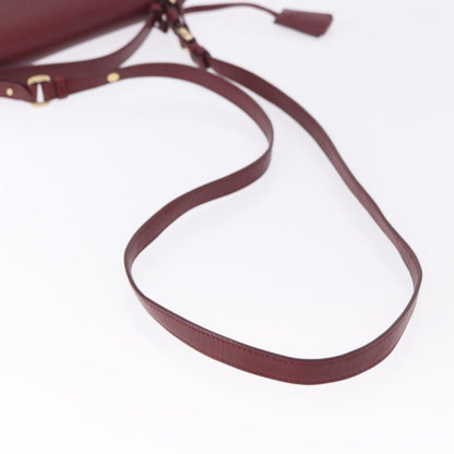 Salvatore Ferragamo Aileen Leather, Burgundy, Leather, Shoulder Bag