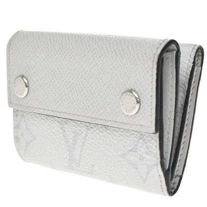 Louis Vuitton Discovery Monogram Taigarama, White, Leather, Wallet