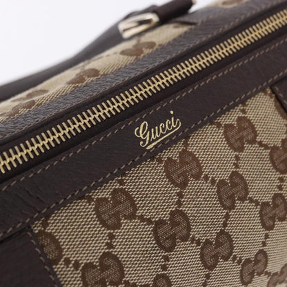 Gucci Abbey Boston Canvas, Beige, Canvas, Shoulder Bag