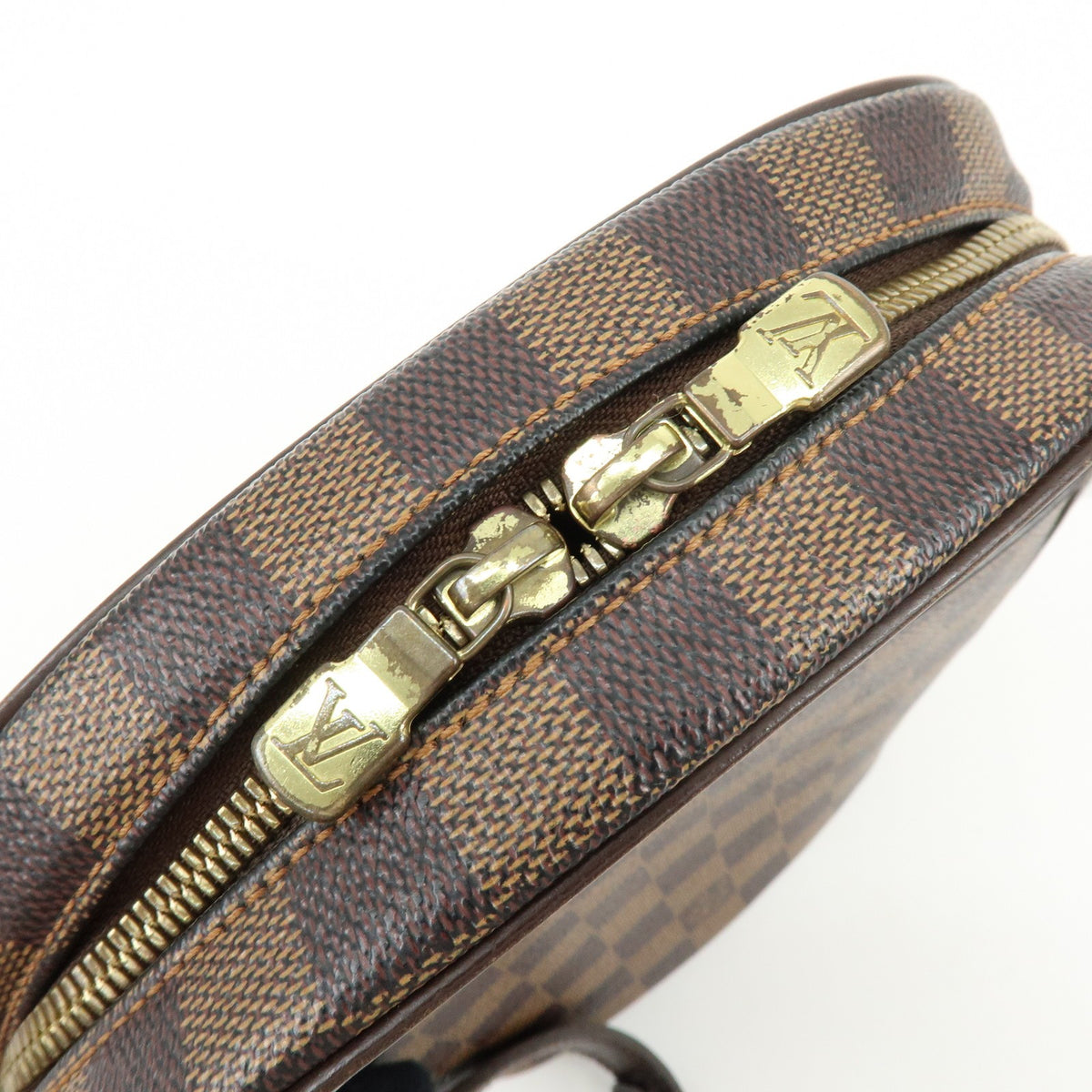 Louis Vuitton Ipanema Damier, Brown, Canvas, Handbag