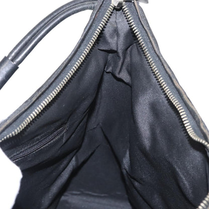 Gucci Vintage Hobo GG Canvas and leather, Black, Canvas, Shoulder Bag
