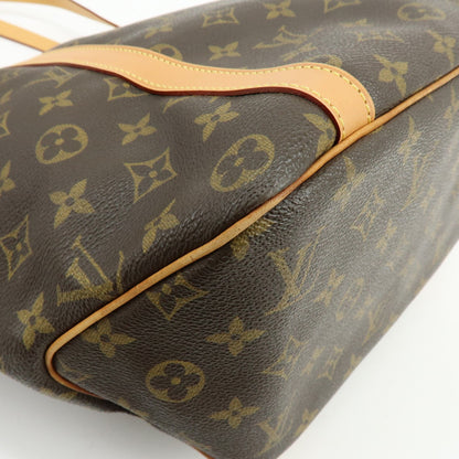 Louis Vuitton Shopping Sac Monogram Canvas, Brown, Canvas, Handbag