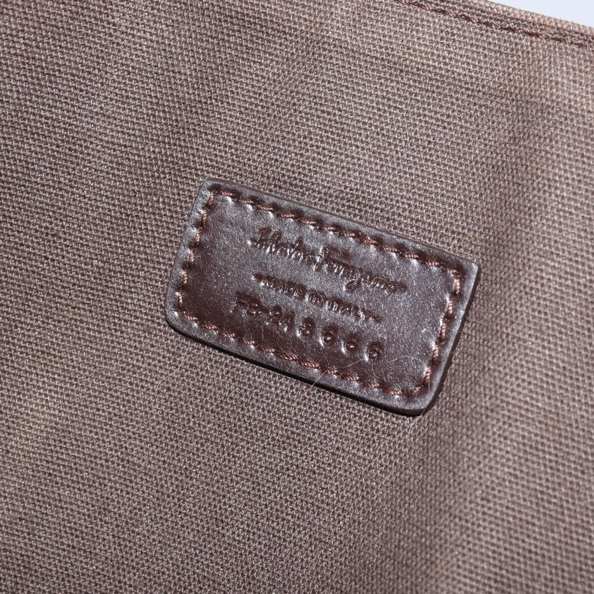 Salvatore Ferragamo Vintage Leather, Brown, Leather, Shoulder Bag