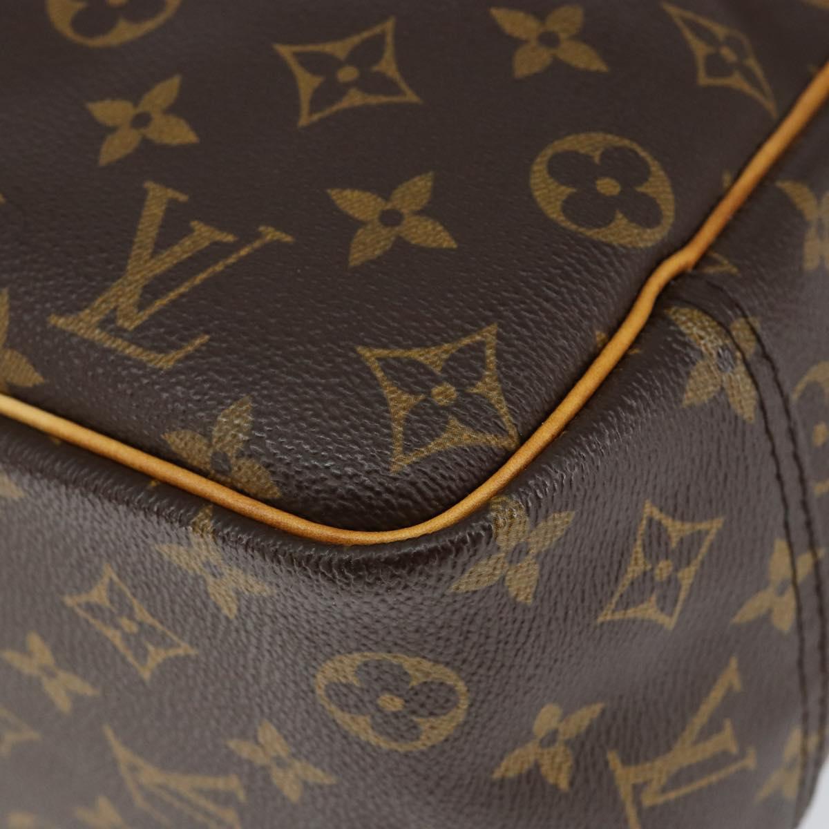 Louis Vuitton Deauville Handbag Monogram Canvas, BROWN, CANVAS, Handbag