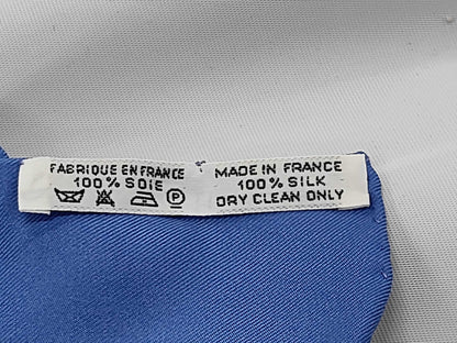 Hermes Carré 90 Silk multicolor, Blue, Silk, Scarf