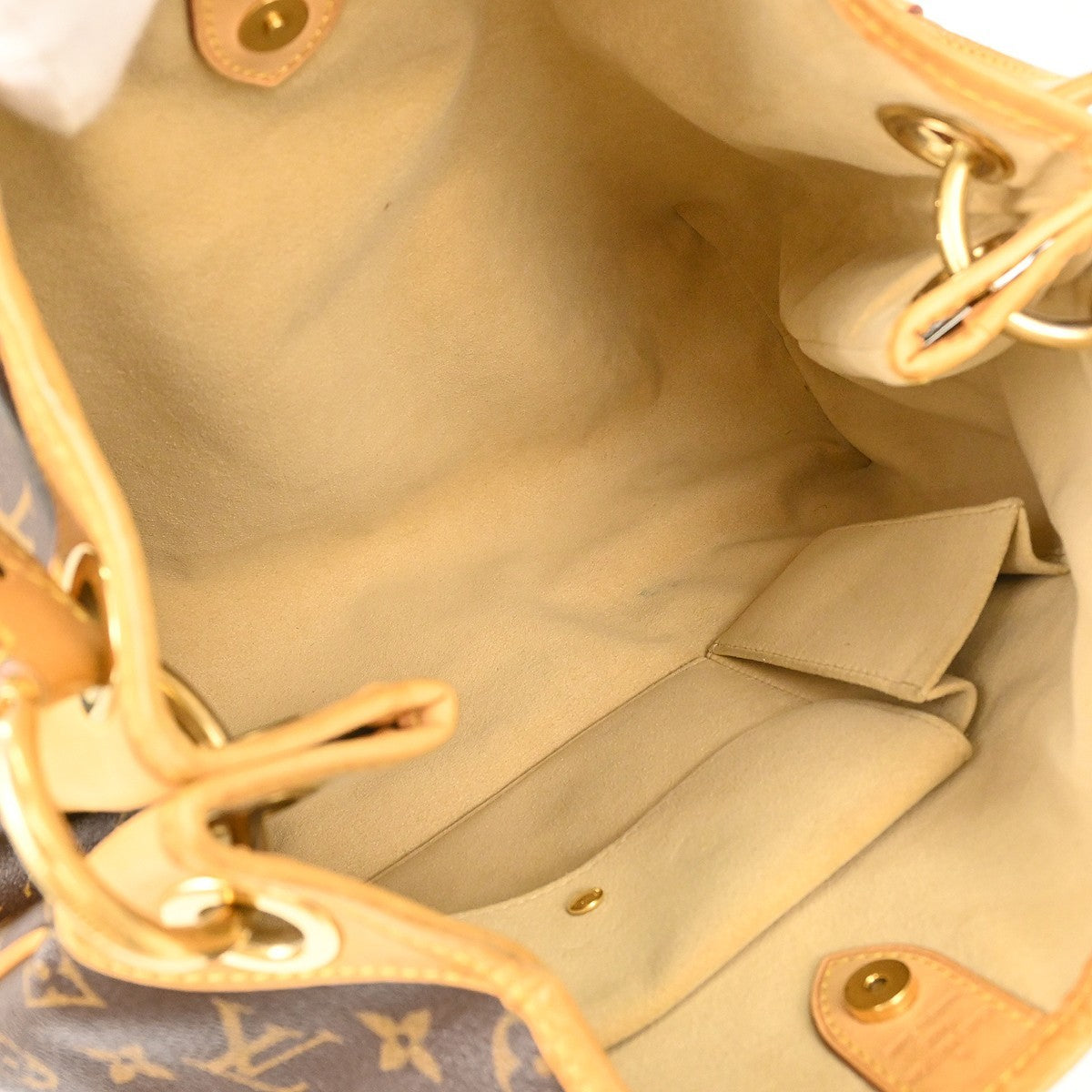 Louis Vuitton Galliera Monogram Canvas, Brown, Canvas, Handbag