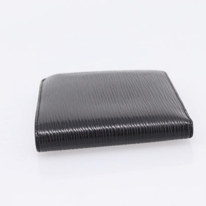 Louis Vuitton Marco Epi Leather, Black, Leather, Wallet