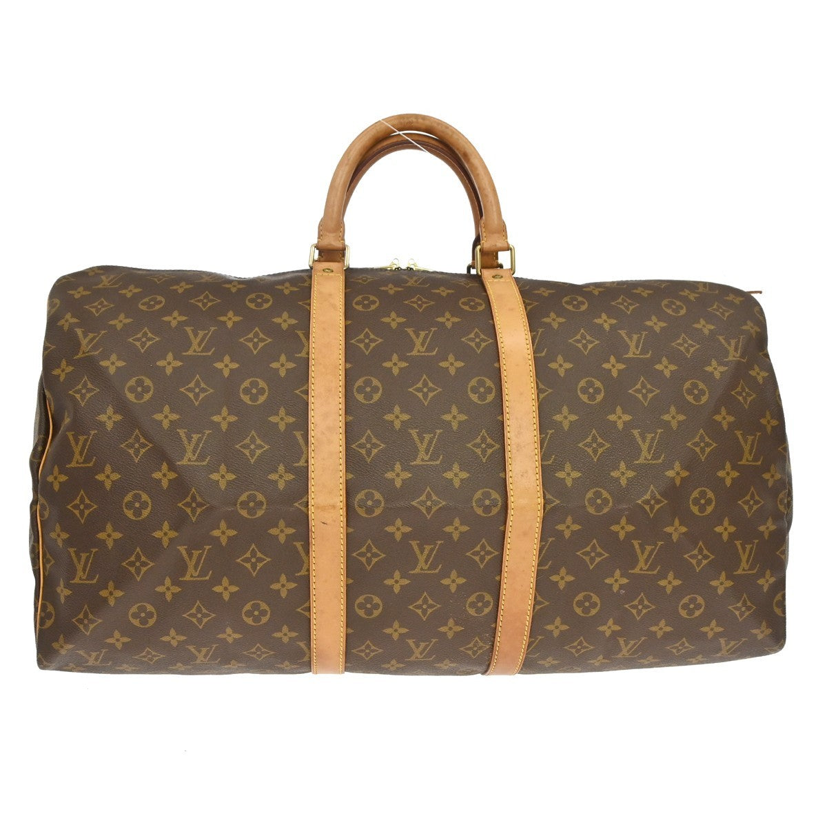 Louis Vuitton Keepall Monogram Canvas, Brown, Canvas, Travel Bag