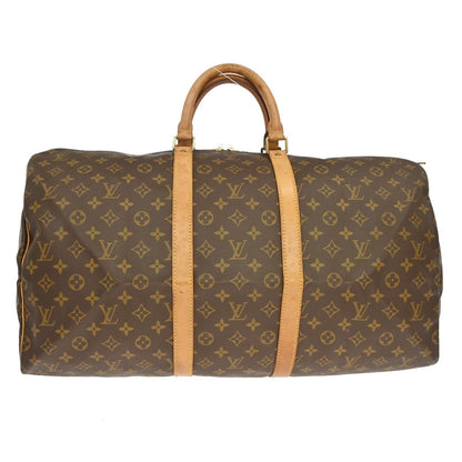 Louis Vuitton Keepall Monogram Canvas, Brown, Canvas, Travel Bag