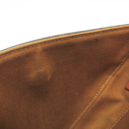Celine Triangle Triomphe Coated Canvas, Brown, Canvas, Crossbody Bag