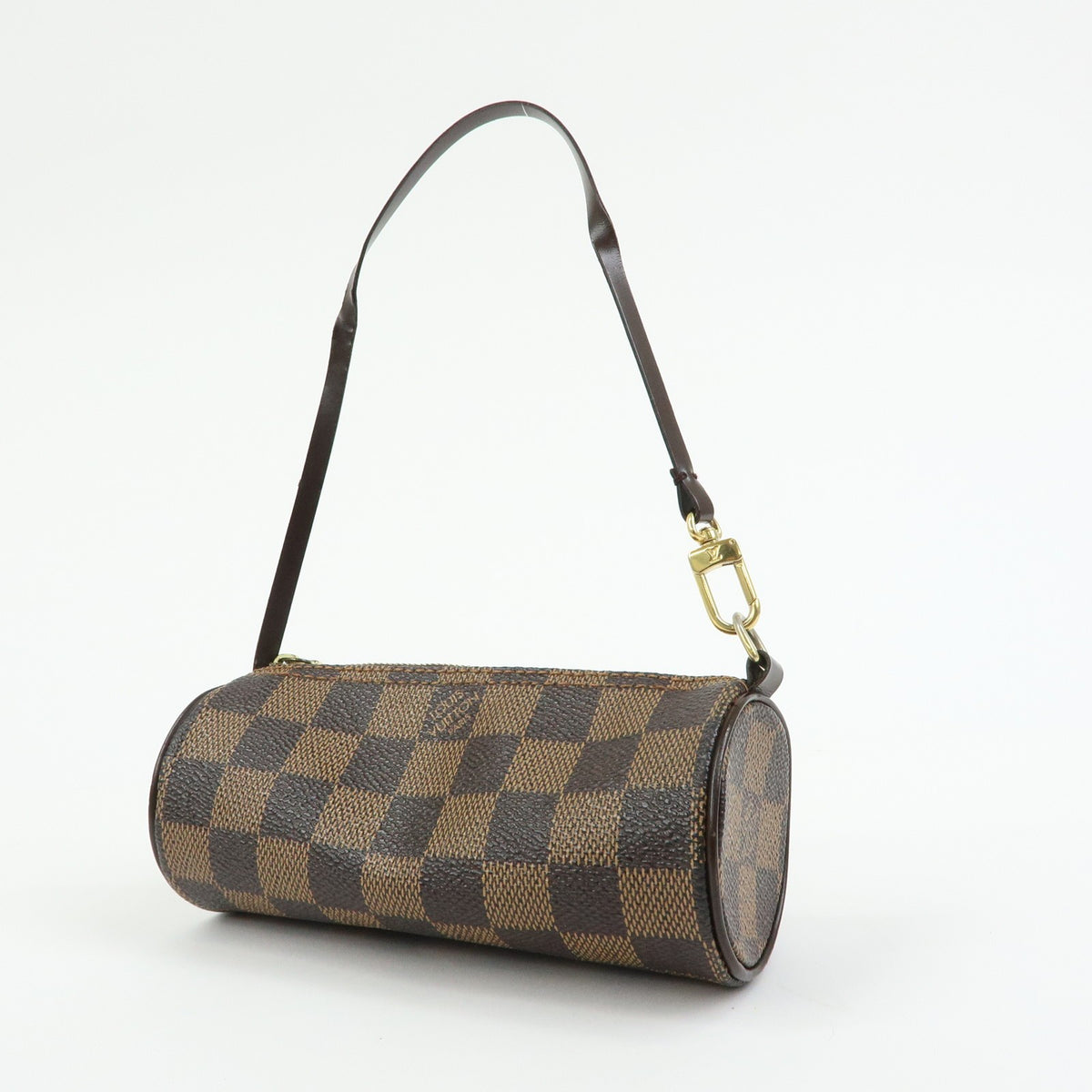 Louis Vuitton Papillon Pochette Damier, Brown, Canvas, Clutch