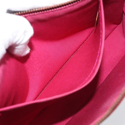 Louis Vuitton Pochette Accessoires NM Monogram Vernis, Pink, Patent Leather, Clutch