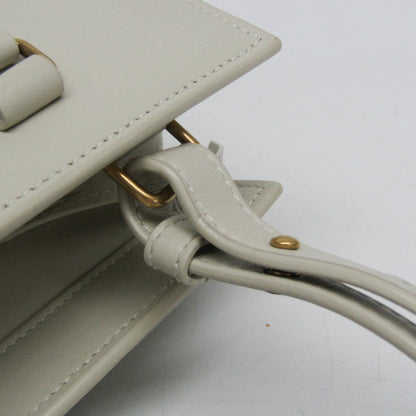 Saint Laurent East Side Smooth Leather, White, Leather, Tote Bag