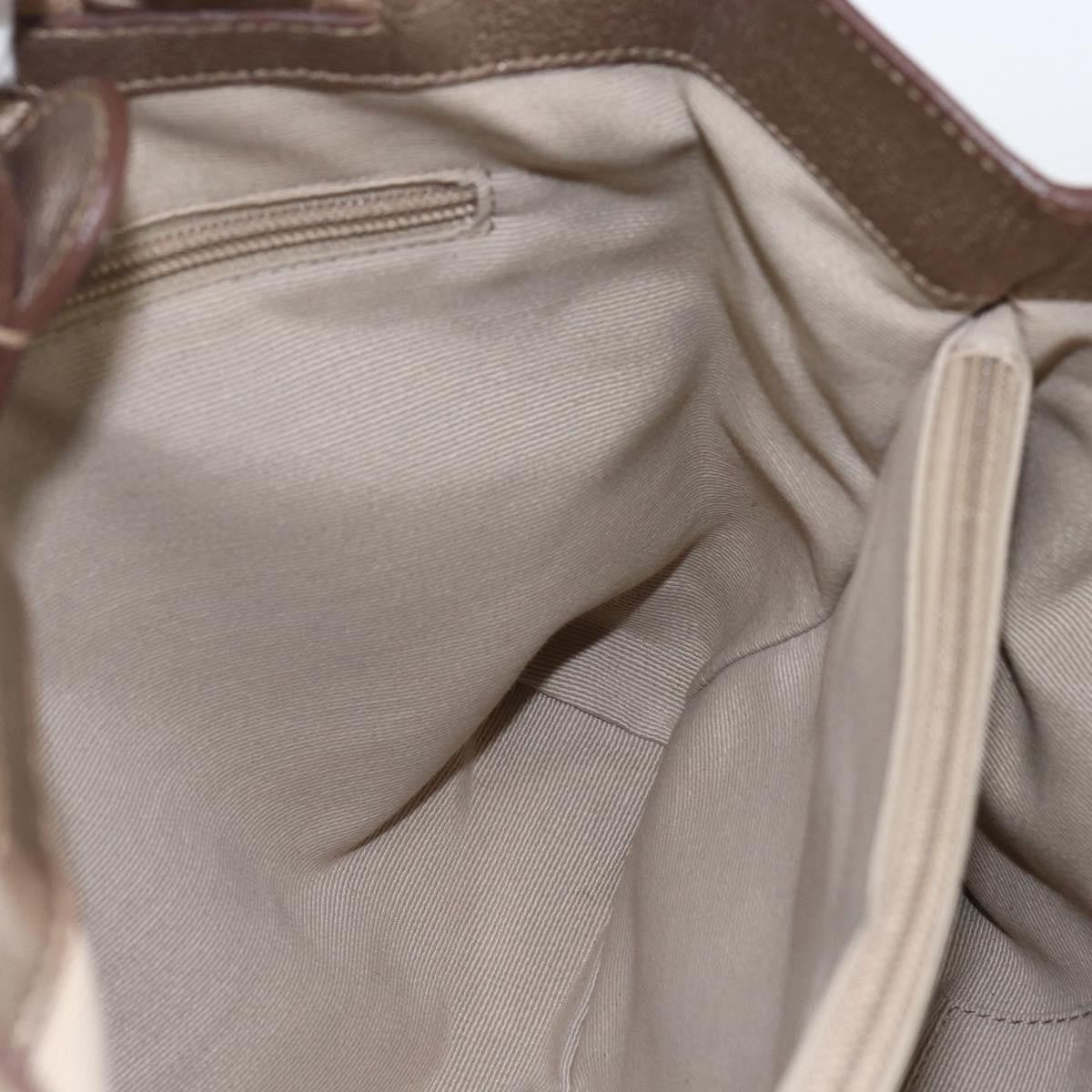 Salvatore Ferragamo Vala Leather, Gold, Leather, Handbag